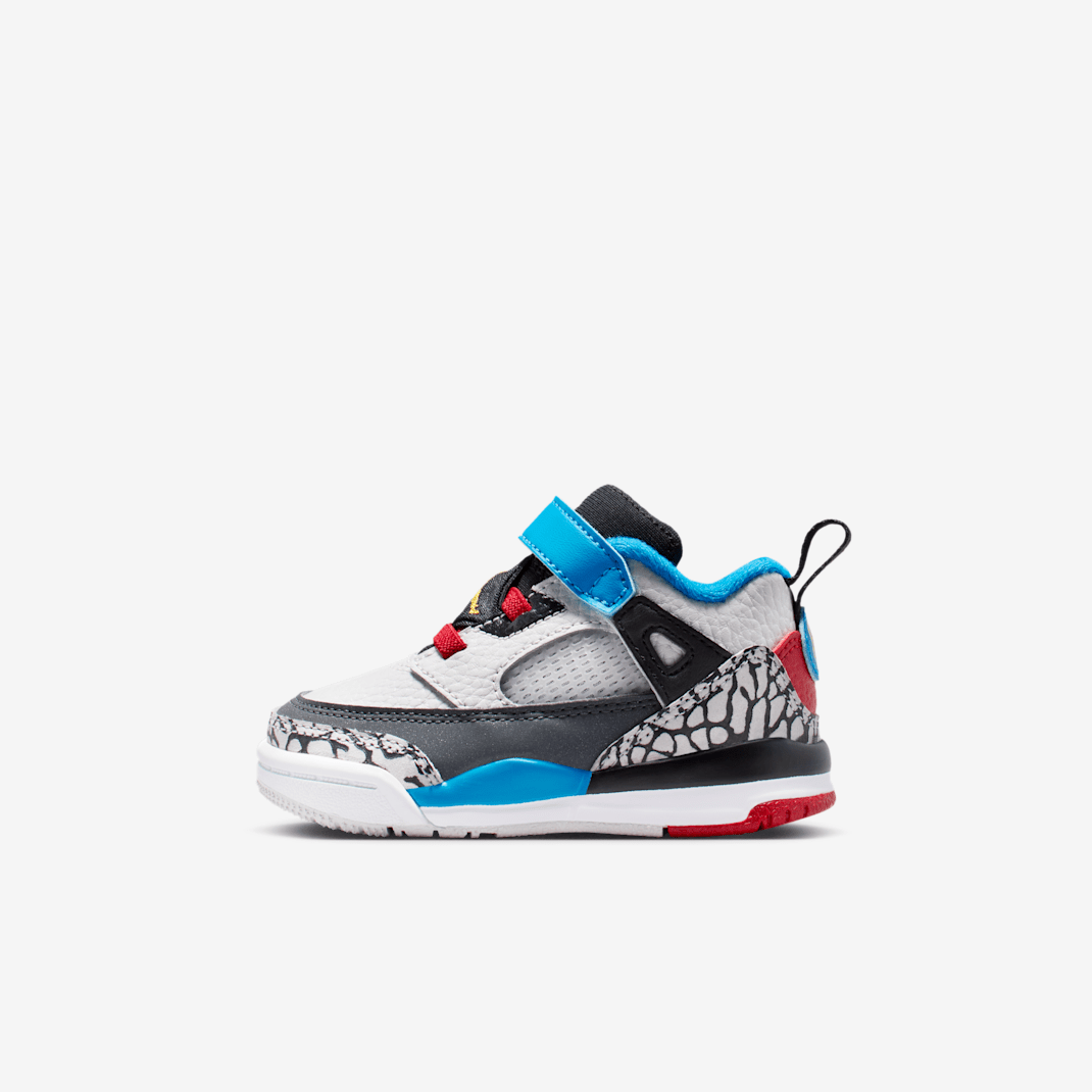 Jordan Spizike Low SE Baby/Toddler Shoes - Neutral Grey/Surf Blue/Dark Shadow/Varsity Maize